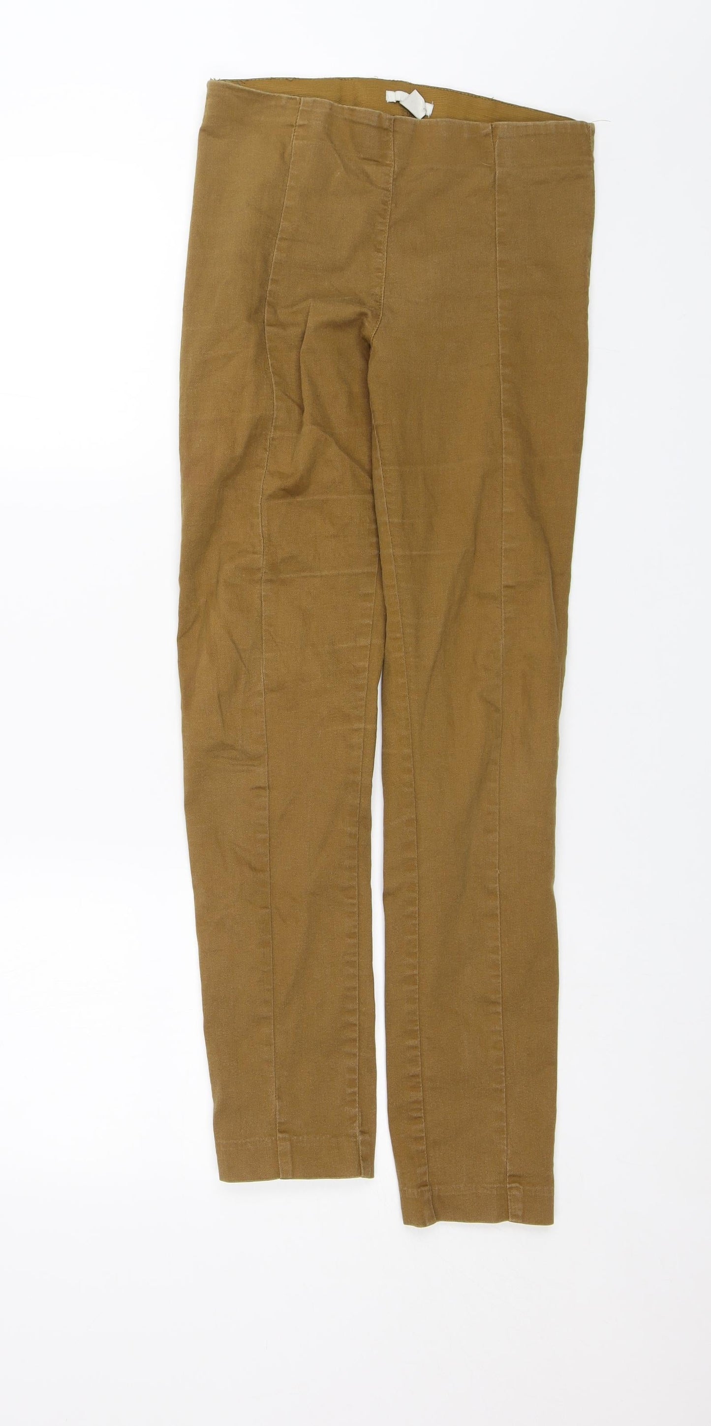 Womens UK Size 8 H&M Regular Fit Jegging Brown Trousers
