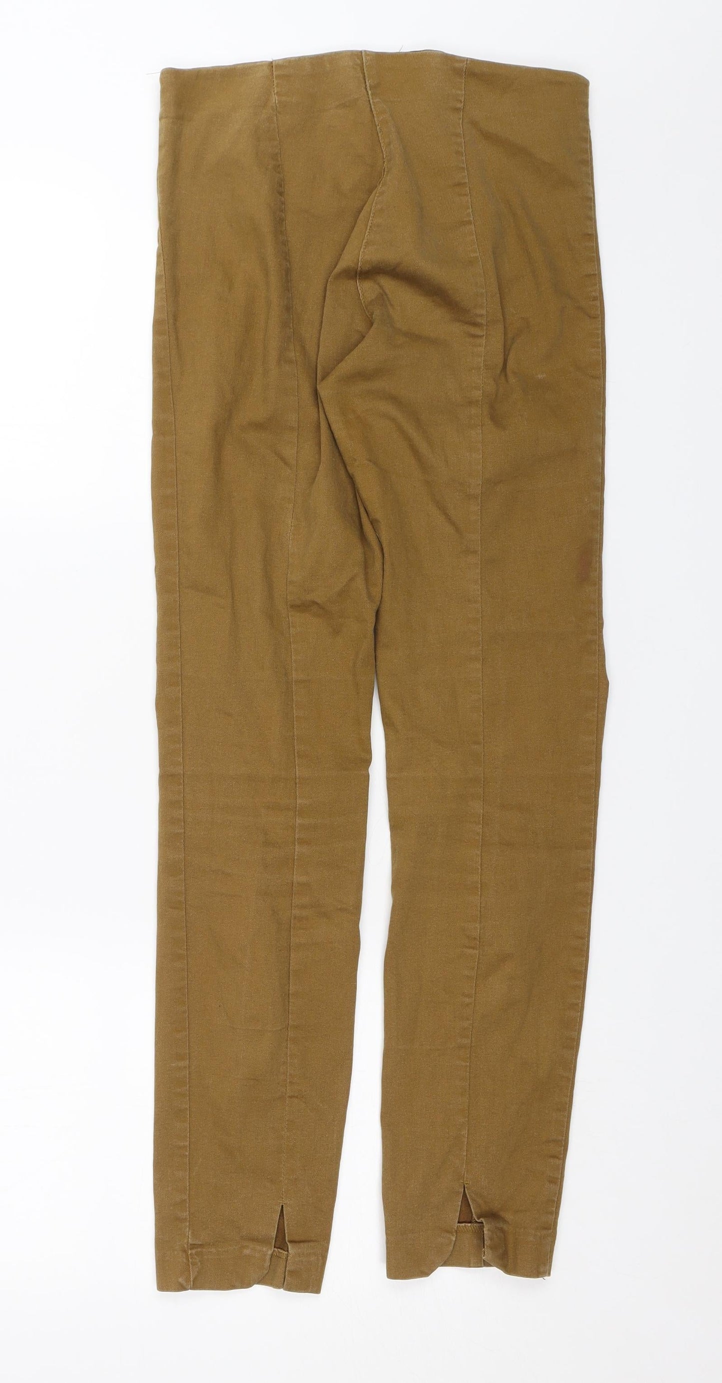 Womens UK Size 8 H&M Regular Fit Jegging Brown Trousers