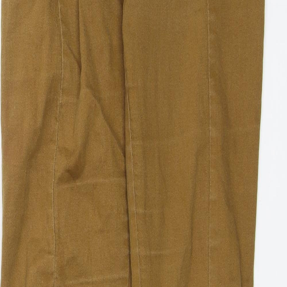 Womens UK Size 8 H&M Regular Fit Jegging Brown Trousers