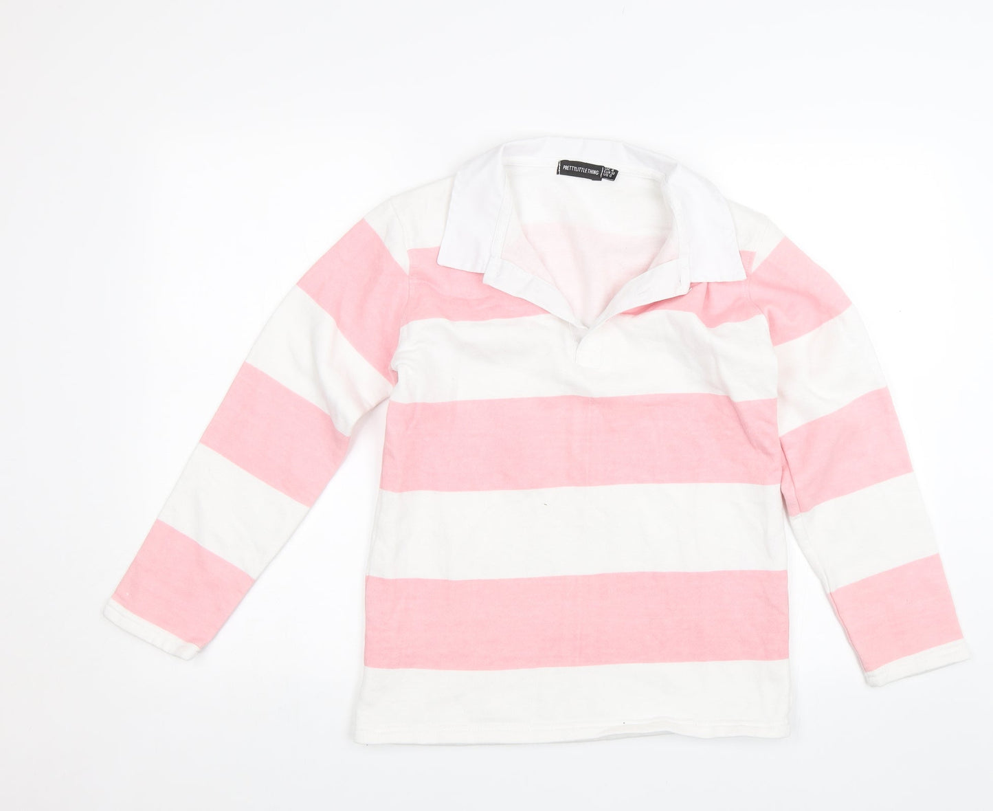 Womens UK Size 4 PRETTYLITTLETHING Pink Pullover Jumper