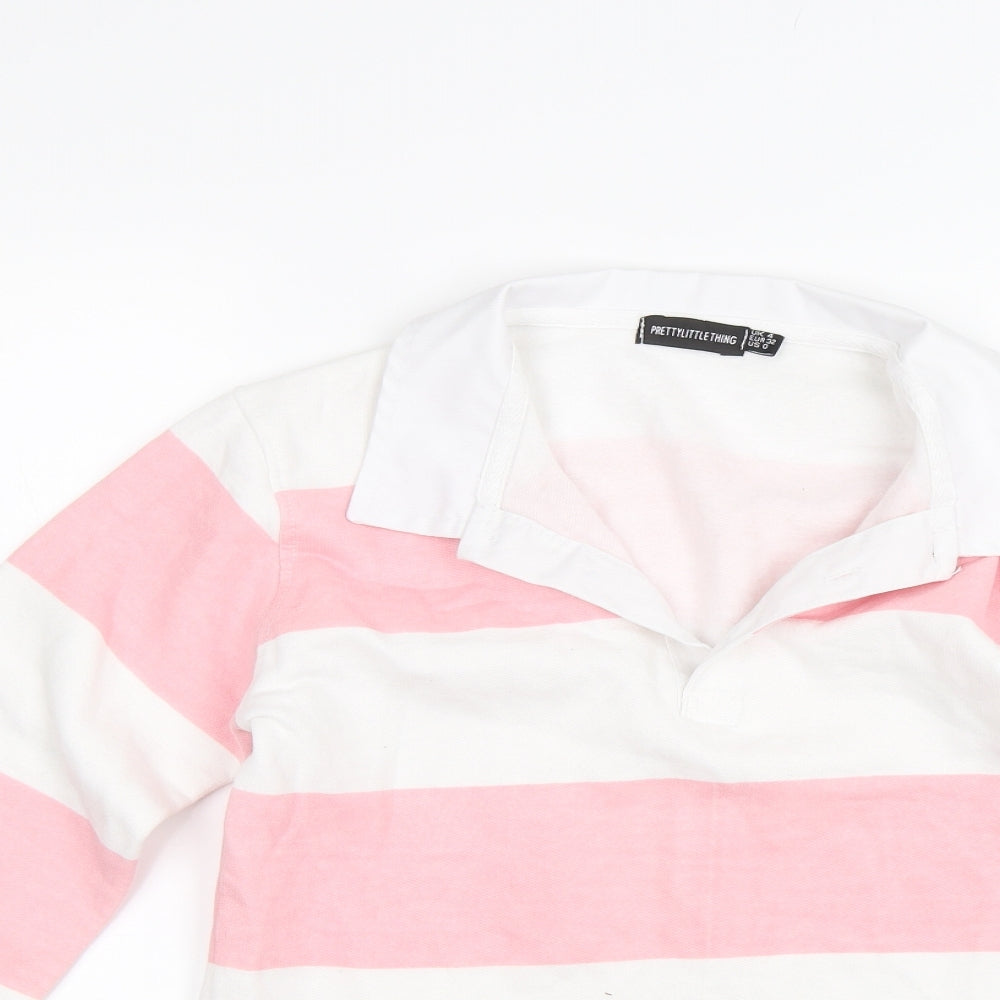 Womens UK Size 4 PRETTYLITTLETHING Pink Pullover Jumper