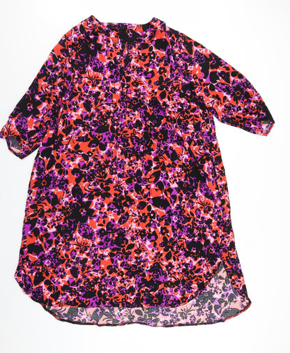 Prewotn Womens Multicoloured Floral  Shift