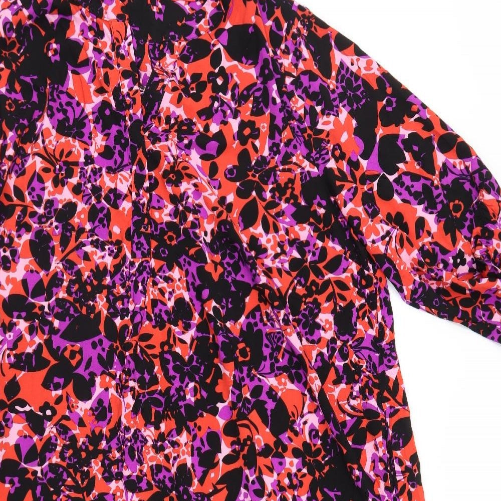Prewotn Womens Multicoloured Floral  Shift