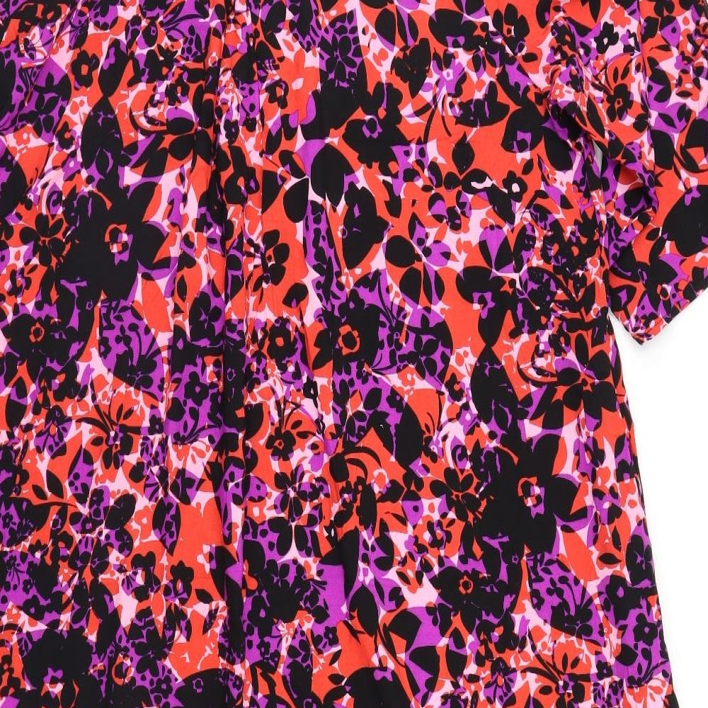 Prewotn Womens Multicoloured Floral  Shift