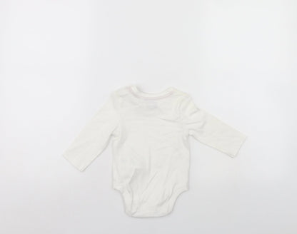Blue Zoo Baby White   Romper One-Piece Size 3-6 Months
