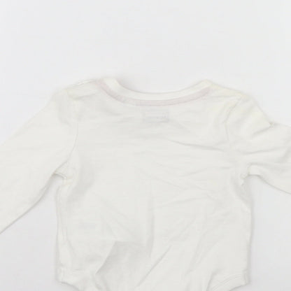 Blue Zoo Baby White   Romper One-Piece Size 3-6 Months