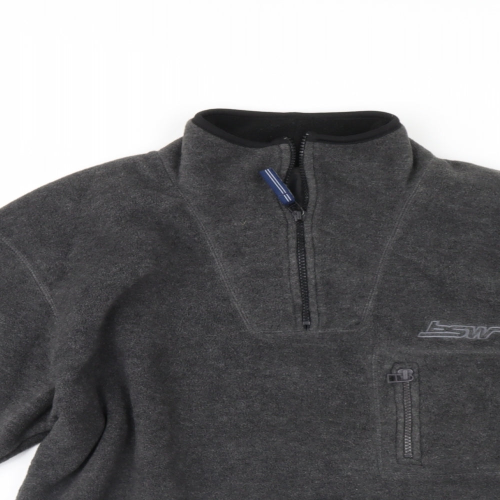 BSW Mens Grey   Pullover Jumper