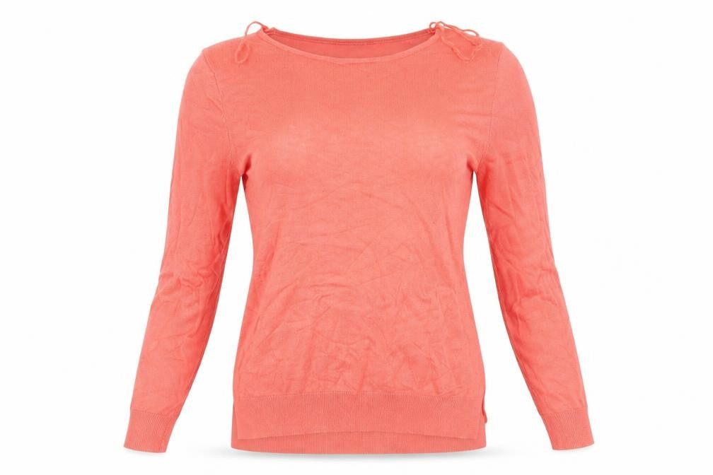 Womens UK Size 10 Peacocks Orange Pullover Jumper