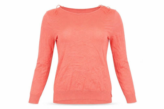 Womens UK Size 10 Peacocks Orange Pullover Jumper
