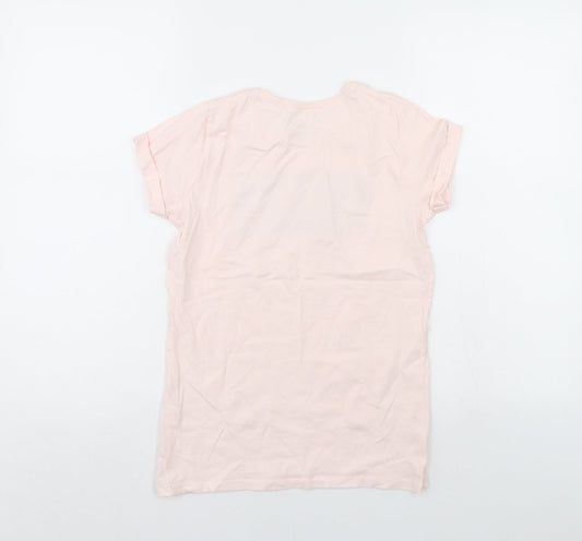 Primark Girls Pink   Basic T-Shirt Size 11-12 Years