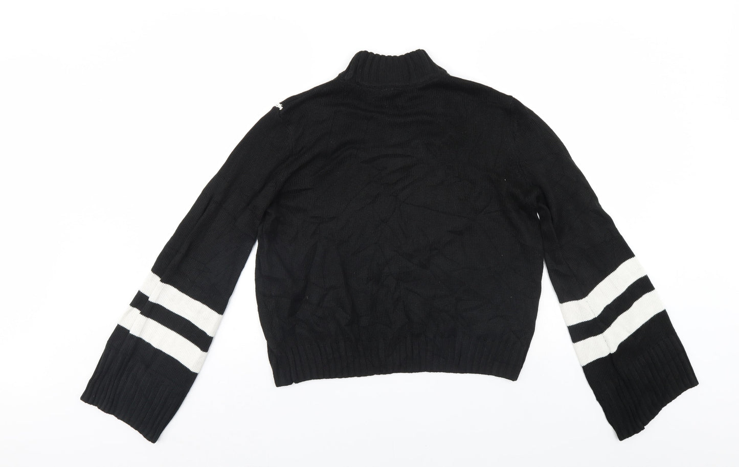 Womens UK Size M Divided Black Pullover Jumper