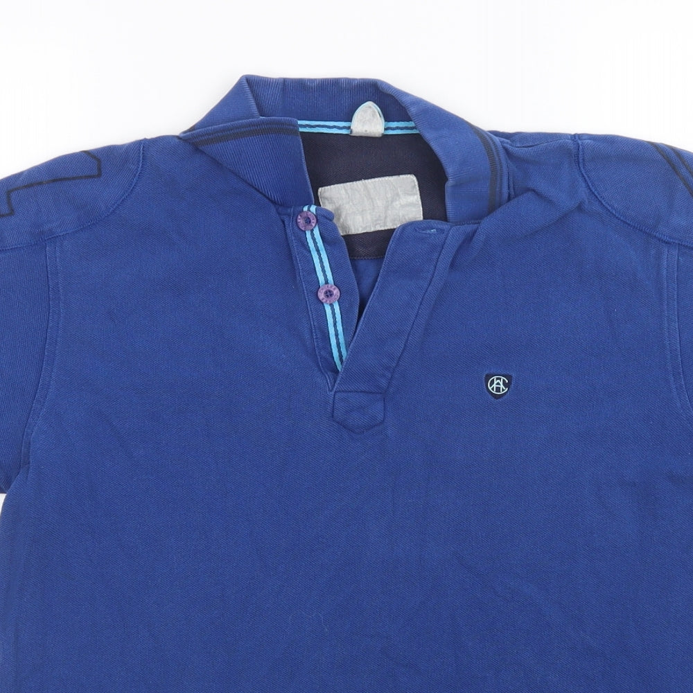 chukka Mens Blue    Polo Size M