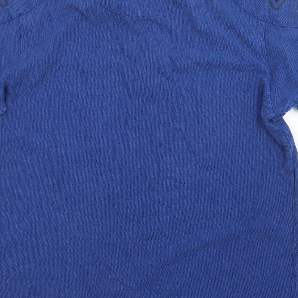 chukka Mens Blue    Polo Size M