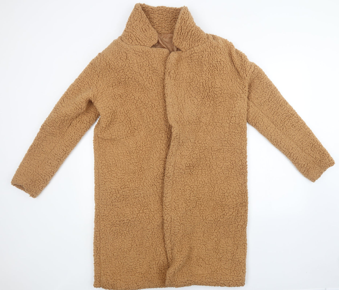 Womens UK Size L Preworn Brown Overcoat