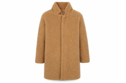 Womens UK Size L Preworn Brown Overcoat