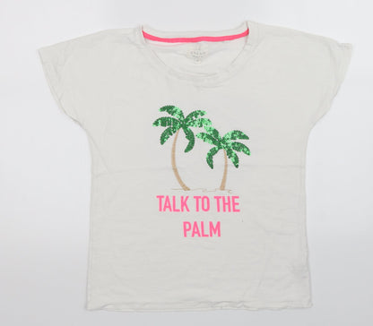 NEXT Womens White   Top Pyjama Top Size XS