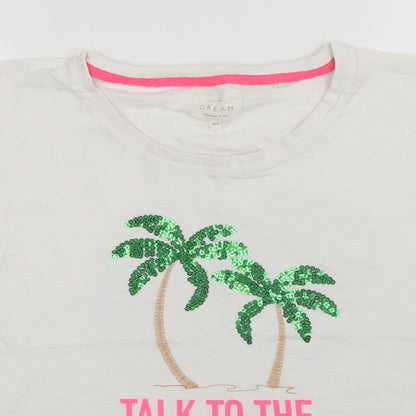 NEXT Womens White   Top Pyjama Top Size XS