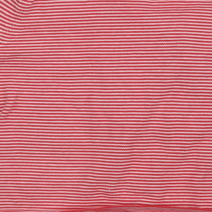F&F Girls Red Striped  Cardigan Jumper Size 12-18 Months