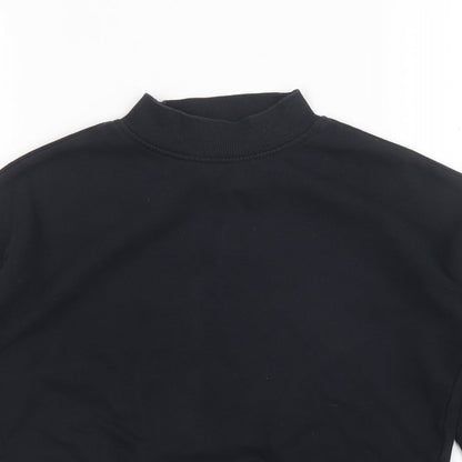 H&M Girls Black   Pullover Jumper Size 10-11 Years