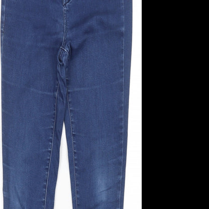 Womens UK Size 12 Fashion Union Regular Fit Skinny Blue Jeans