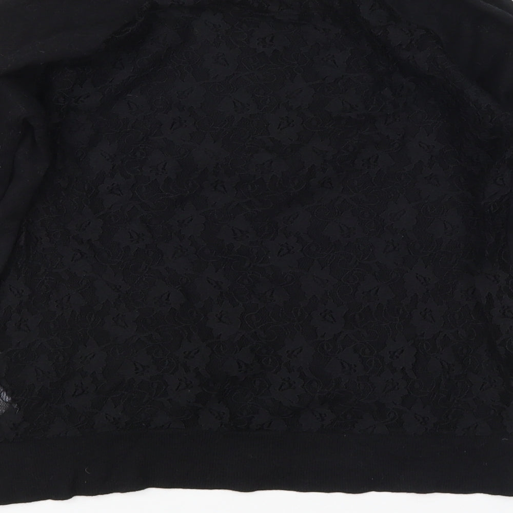 LIMITED COLLECTION Womens Black Floral  Pullover Jumper Size 14