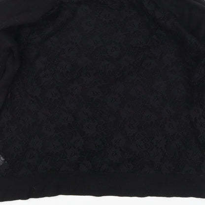 LIMITED COLLECTION Womens Black Floral  Pullover Jumper Size 14