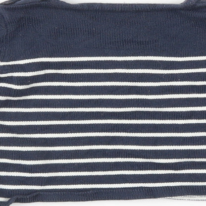 Vertbaudet Baby Blue Spotted  Pullover Jumper Size 9-12 Months