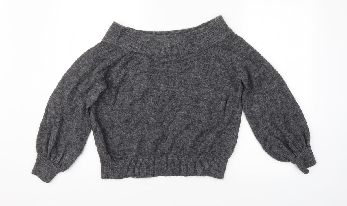 Womens UK Size M H&M Grey Pullover Jumper