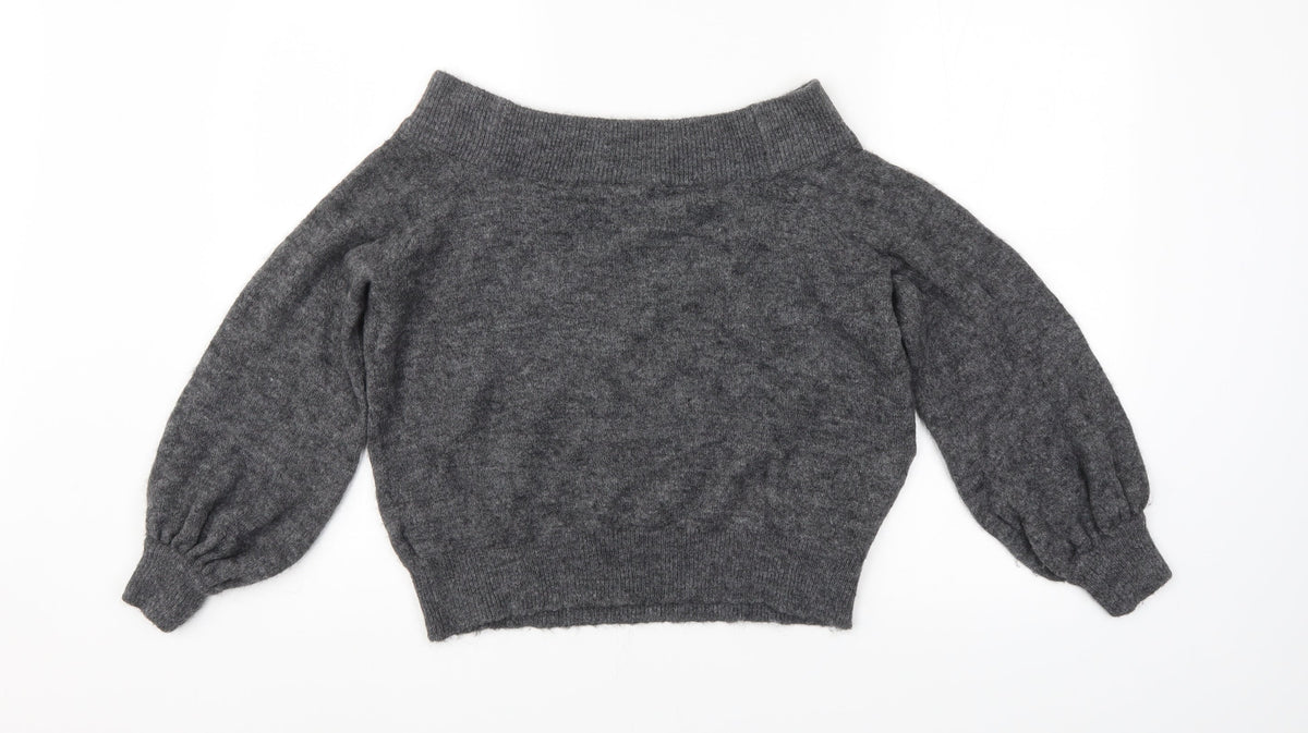Womens UK Size M H&M Grey Pullover Jumper