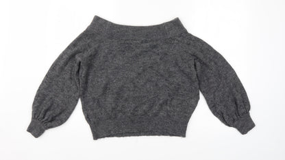 Womens UK Size M H&M Grey Pullover Jumper