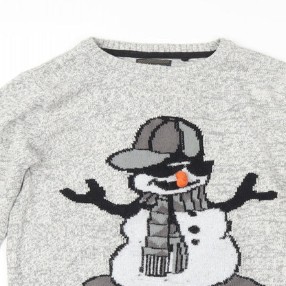 NEXT Girls Grey   Pullover Jumper Size 11 Years