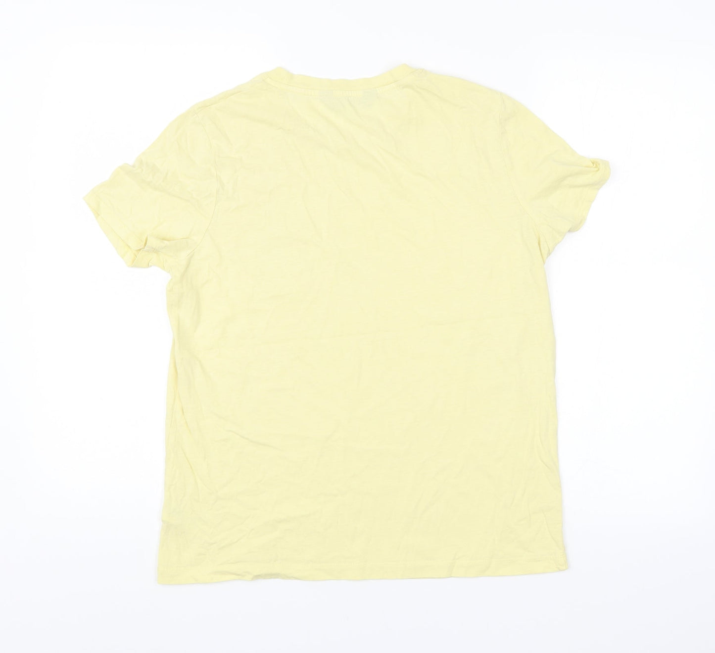 F&F Womens Yellow   Basic T-Shirt Size 10