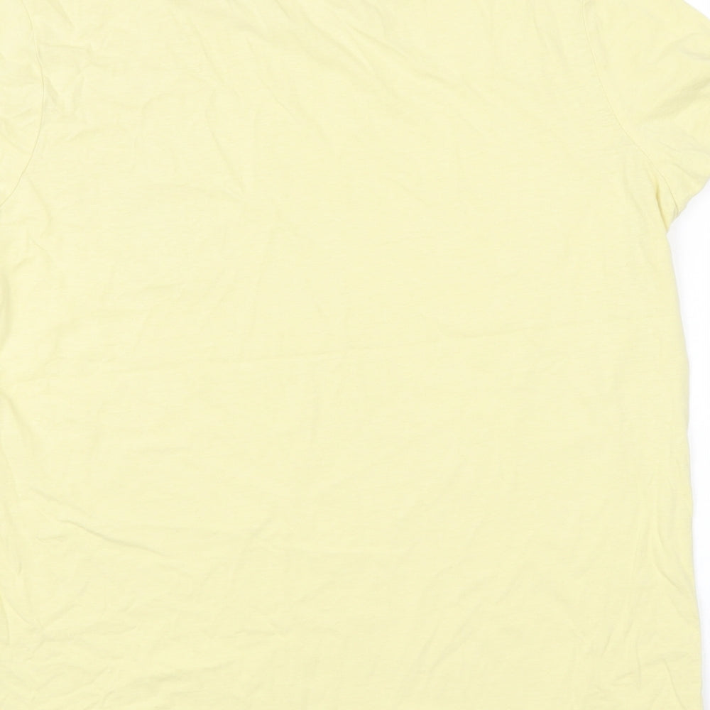 F&F Womens Yellow   Basic T-Shirt Size 10