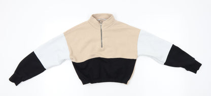 Candy Womens Beige   Pullover Sweatshirt Size 10