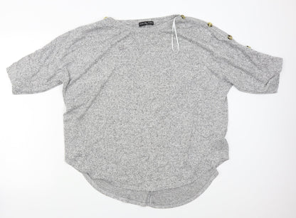 Kim & Cami Womens Grey   Pullover Jumper Size XL