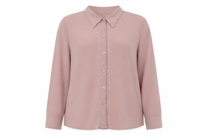 Womens UK Size 18 Bonmarche Pink Basic Button-Up