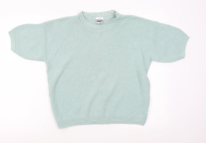 Basic Collections Womens Green   Pullover Jumper Size L