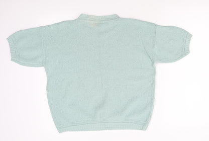 Basic Collections Womens Green   Pullover Jumper Size L