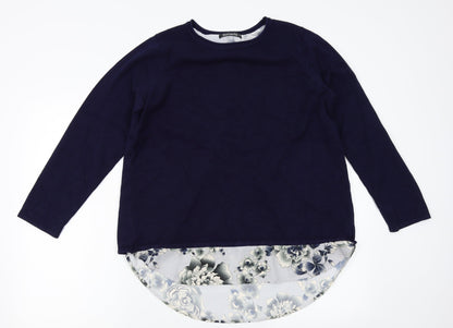 Womens UK Size M Bonmarche Blue Pullover Jumper