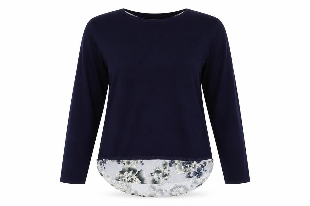 Bonmarché Womens Blue Pullover Jumper Size M - shirt insert
