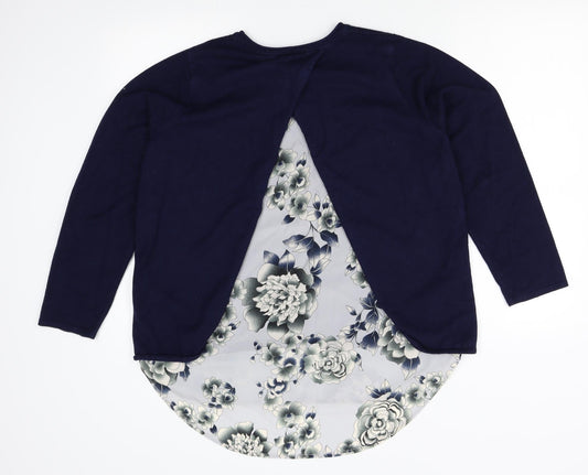 Womens UK Size M Bonmarche Blue Pullover Jumper