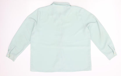 EWM Womens Green   Basic Button-Up Size 18