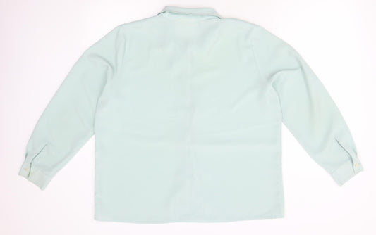 EWM Womens Green   Basic Button-Up Size 18