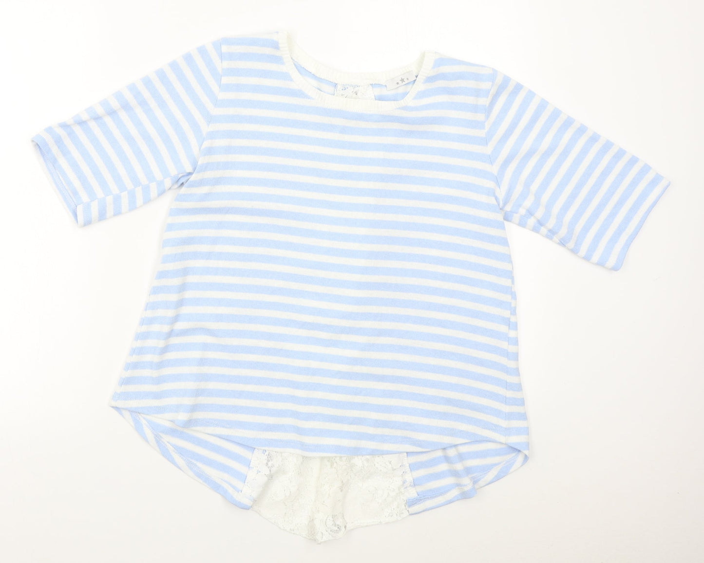 Womens UK Size M Preworn Blue Pullover Jumper