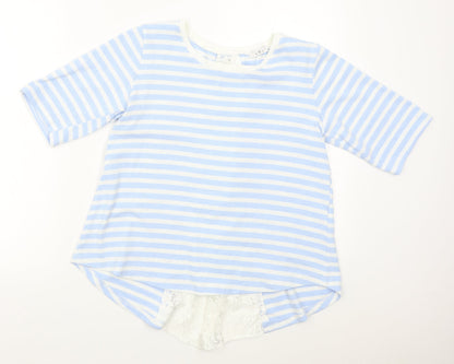 Womens UK Size M Preworn Blue Pullover Jumper