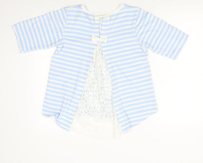 Womens UK Size M Preworn Blue Pullover Jumper