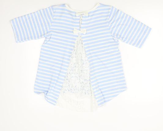 Womens UK Size M Preworn Blue Pullover Jumper