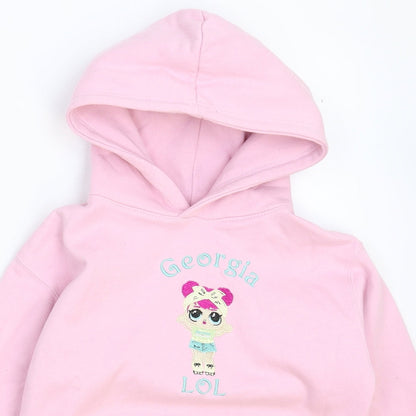 Cotton Ridge Girls Pink   Pullover Hoodie Size 10-11 Years