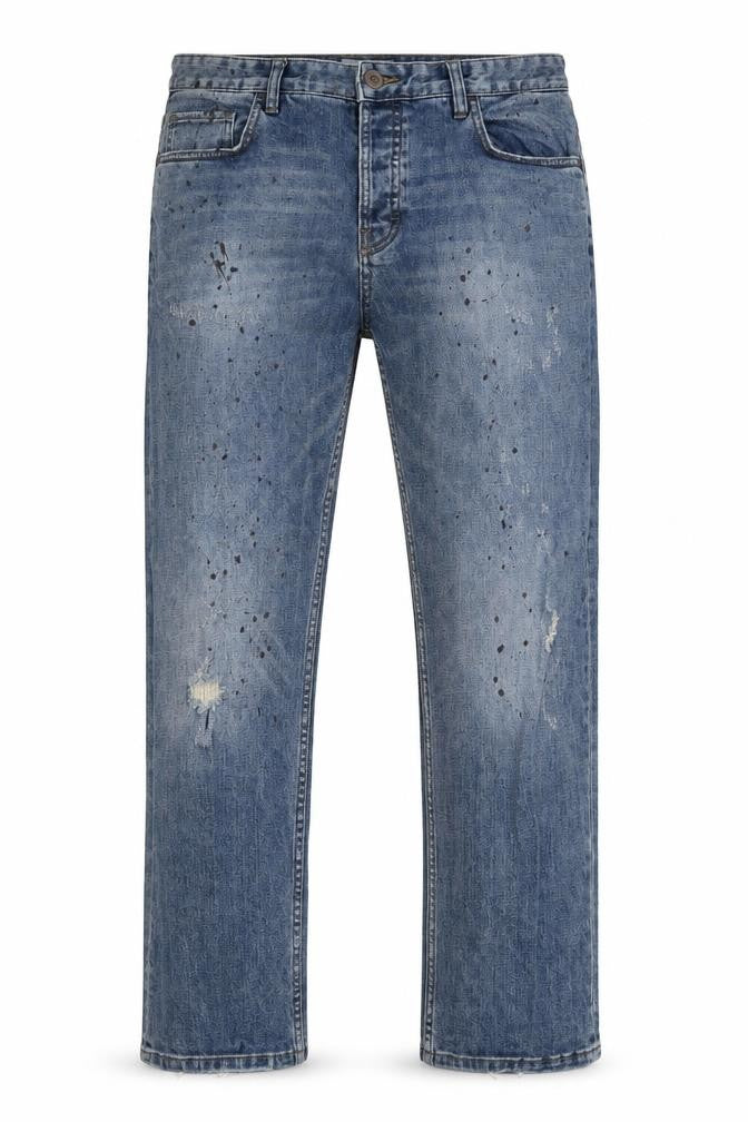 Next Mens Blue  Denim Straight Jeans Size 34 L28 in