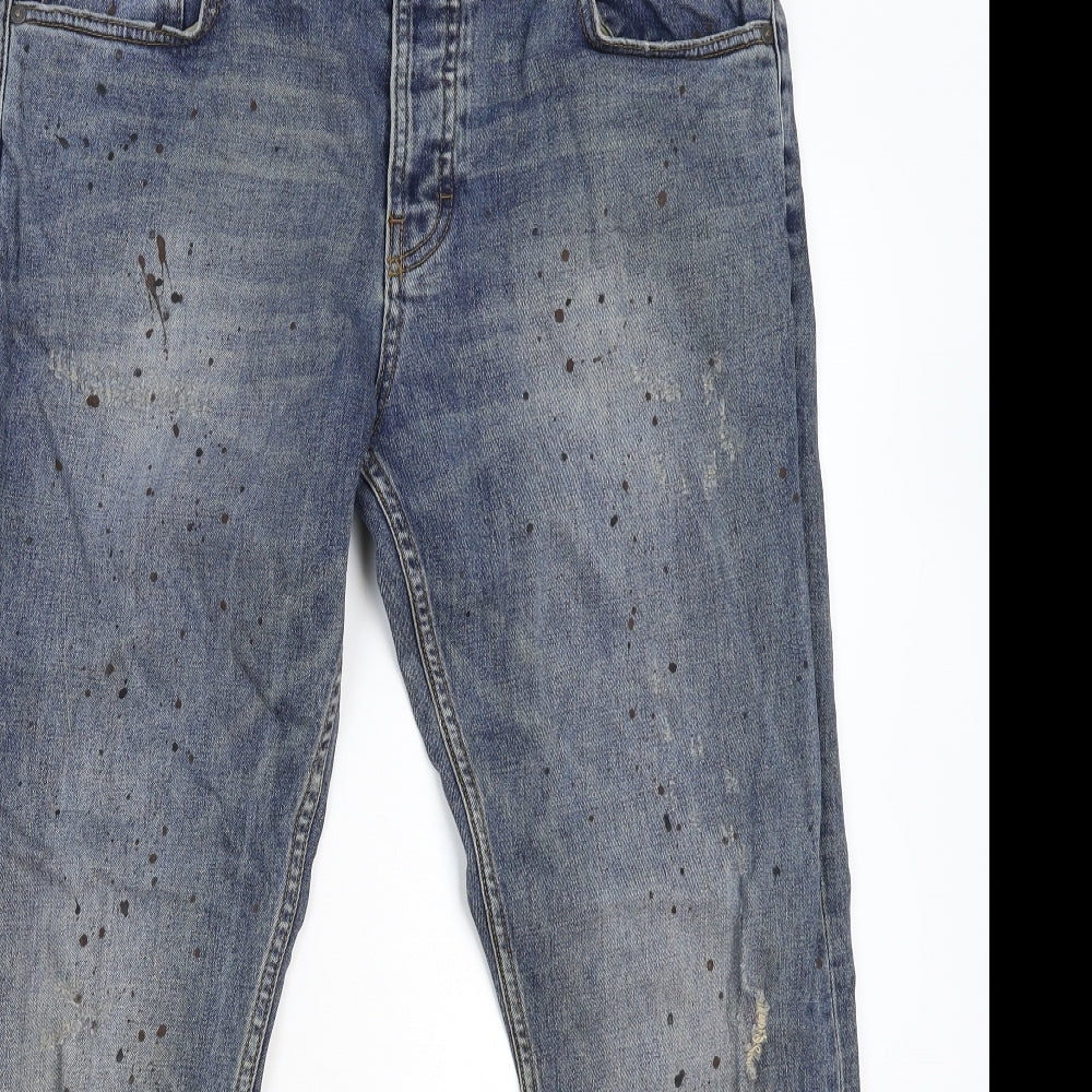 Mens UK Size 34 NEXT Regular Fit Straight Blue Jeans